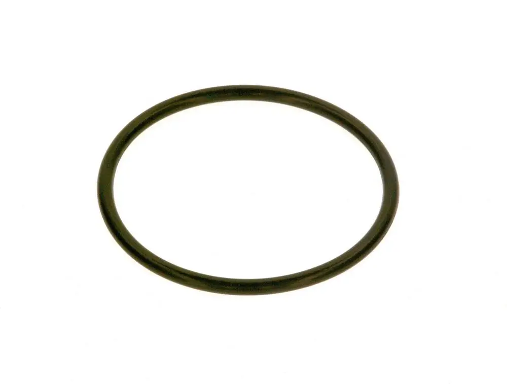 Schwarzer O-Ring mit runder Form, der zur Abdichtung dient. Er könnte für verschiedene Anwendungen in Bosch-Produkten eingesetzt werden.